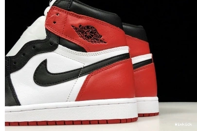555088-125  “BLACK RED JORDAN OG 1 AIR TOE” MENS WHITE HIGH BLACK-VARSITY 0819